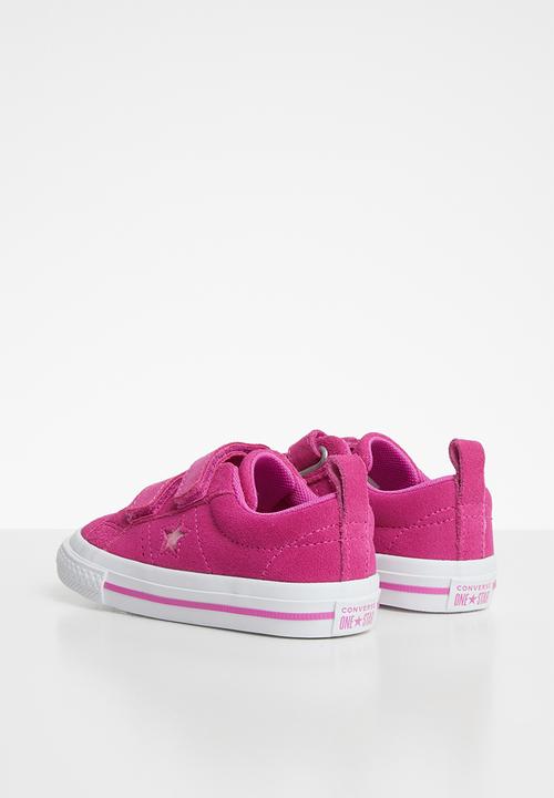 Converse - Kids One Star 2v ox sneaker - active fuchsia