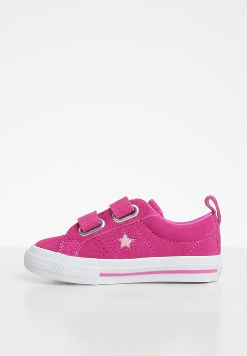 Converse - Kids One Star 2v ox sneaker - active fuchsia