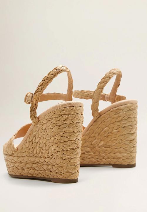MANGO - Rafi wedge - light beige