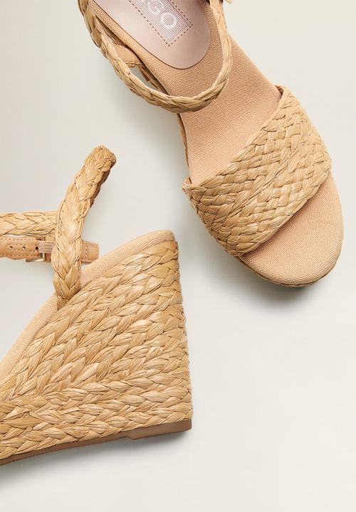 MANGO - Rafi wedge - light beige