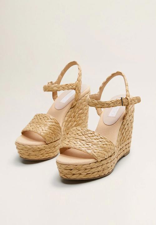 MANGO - Rafi wedge - light beige