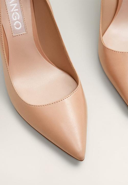 MANGO - Leather stiletto heel - neutral