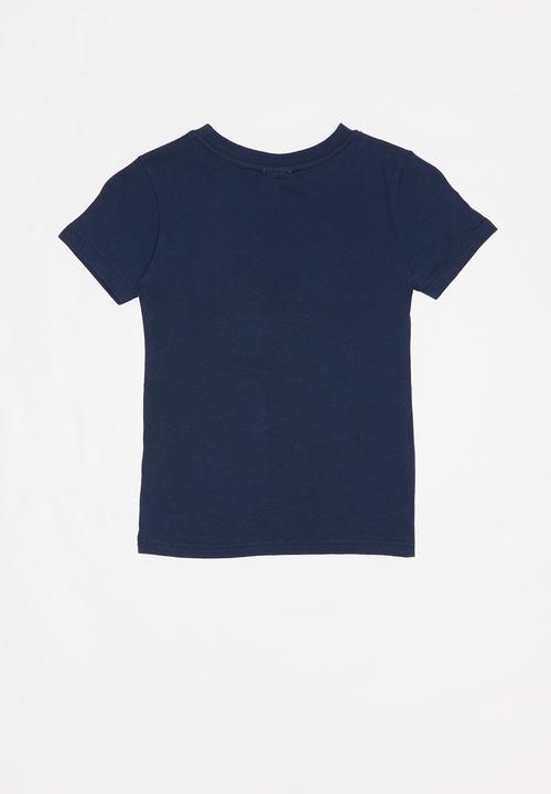 Rebel Republic - Teens printed tee - navy
