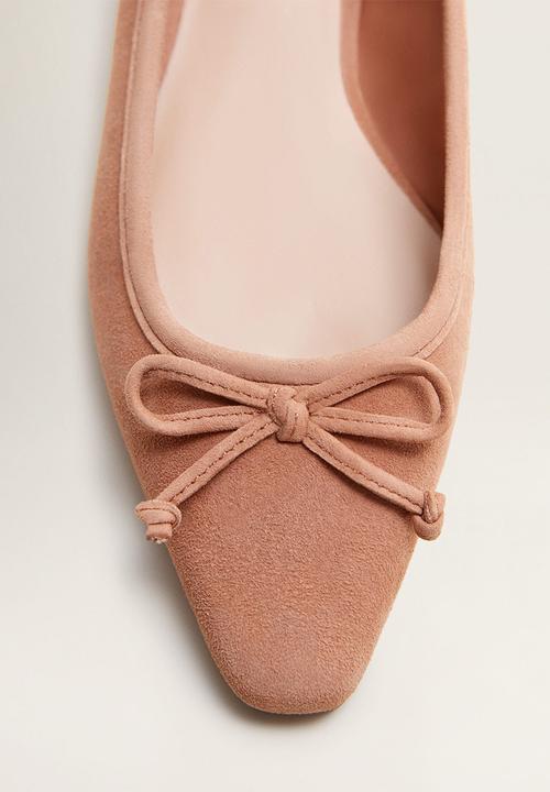 MANGO - Greta leather pump - pink