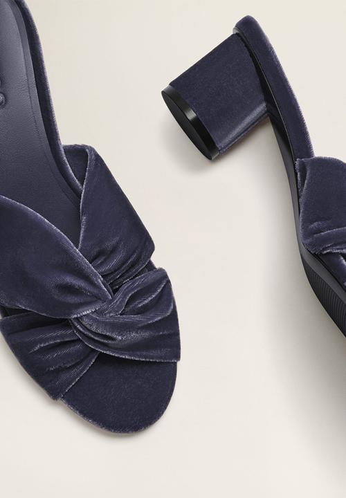 MANGO - Victoria heel - dark blue