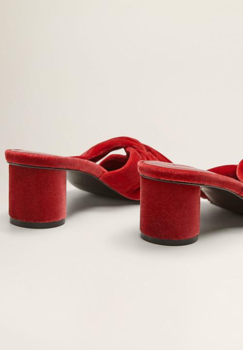 MANGO - Victoria heel - red