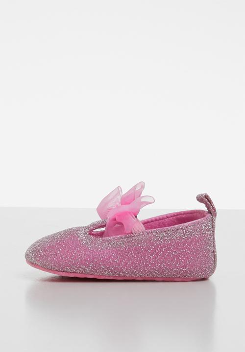 Pop Candy - Glitter pump with bow - pink