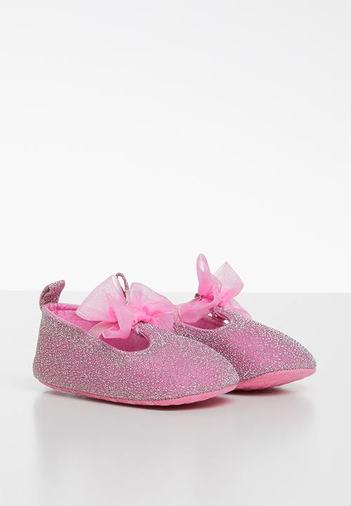 Pop Candy - Glitter pump with bow - pink