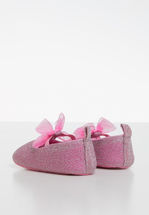 Pop Candy - Glitter pump with bow - pink