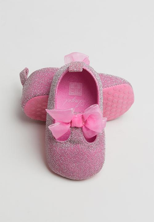 Pop Candy - Glitter pump with bow - pink