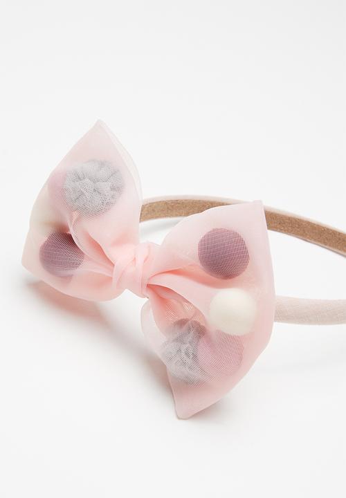 Pop Candy - Aliceband with bow 3 - pink