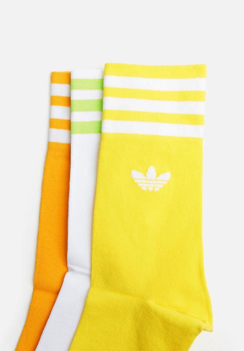 adidas Originals - Solid Crew 3 Pack - multi