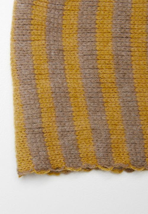 Pop Candy - Kids snood - yellow & beige