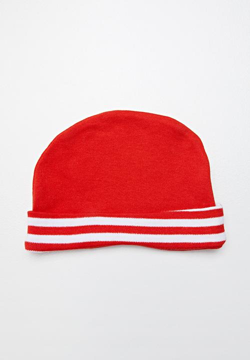 Pop Candy - Baby boys hats - red & white