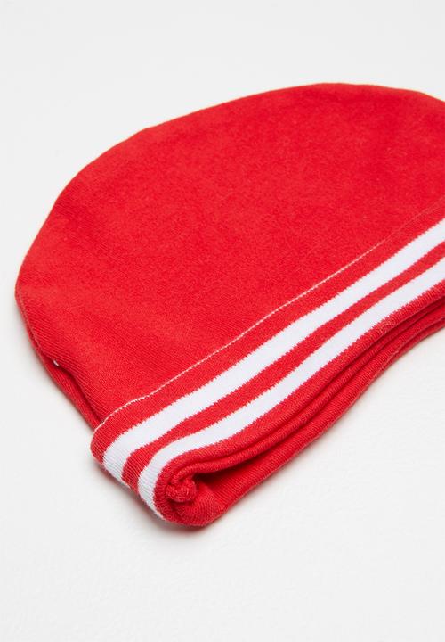 Pop Candy - Baby boys hats - red & white