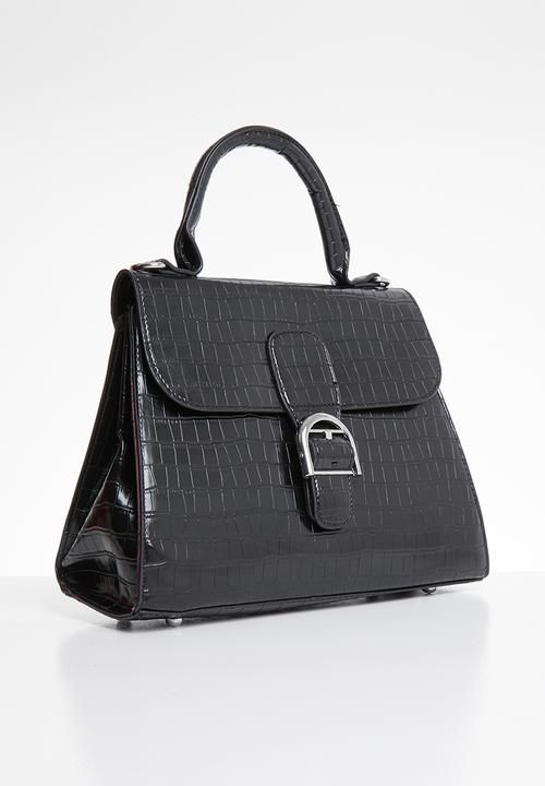 Superbalist - Croc detail bag  - black