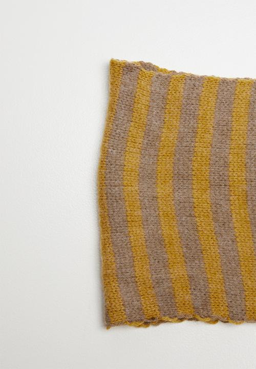Pop Candy - Kids snood - yellow & beige