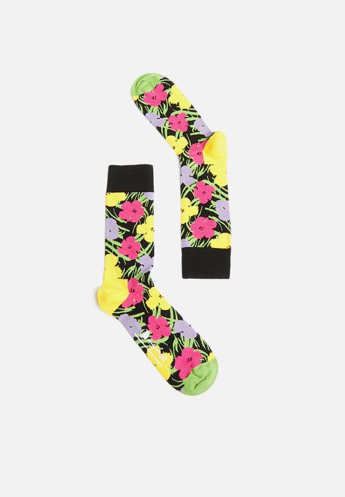 Happy Socks - Andy Warhol flower socks - multi