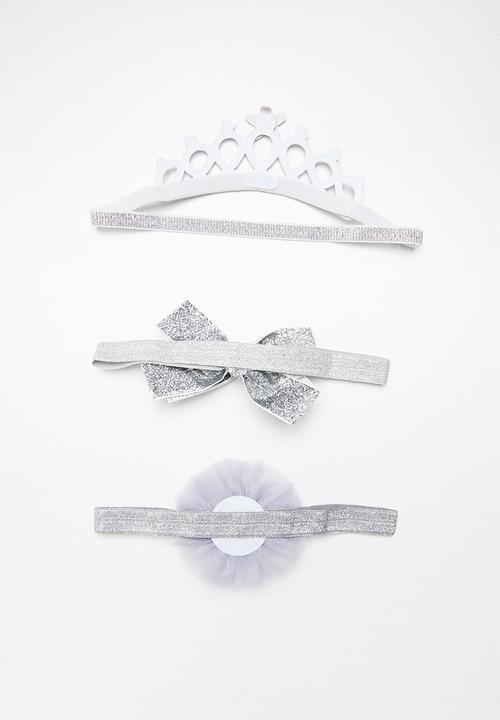 Pop Candy - Hair clip pack - grey & silver