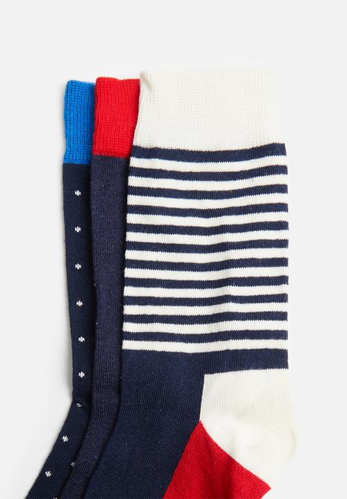 Superbalist - 3-pack patterned socks - multi