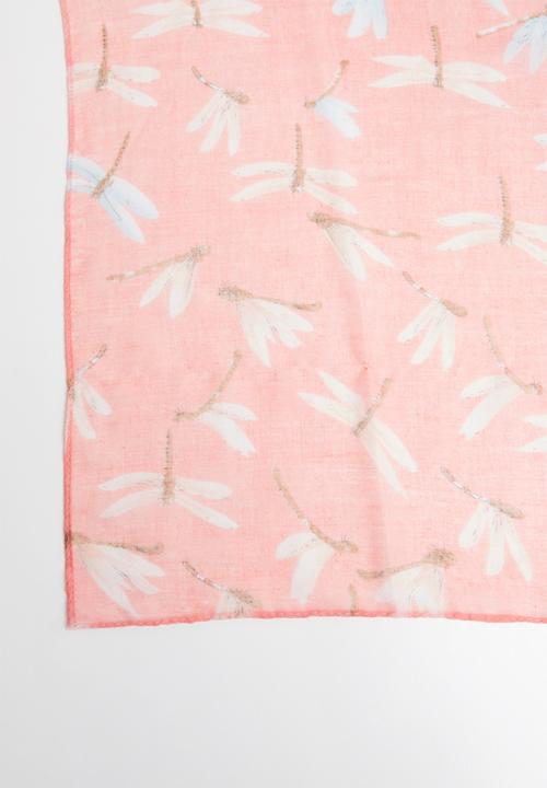 Joy Collectables - Printed scarf - peach