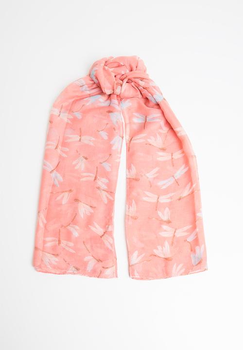 Joy Collectables - Printed scarf - peach