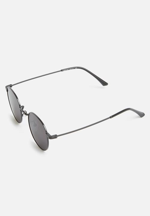 Superbalist - Metal frame sunglasses - black & grey