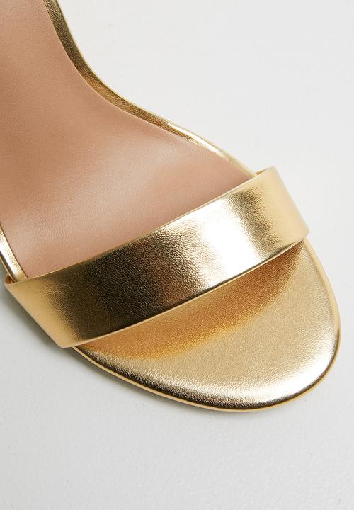 Call It Spring - Tayvia heel - gold