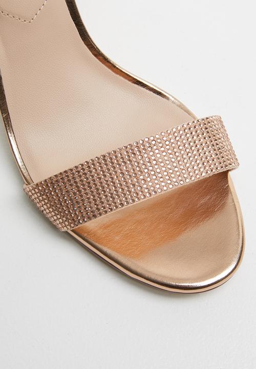 ALDO - Rhinestone embellished heel - pink
