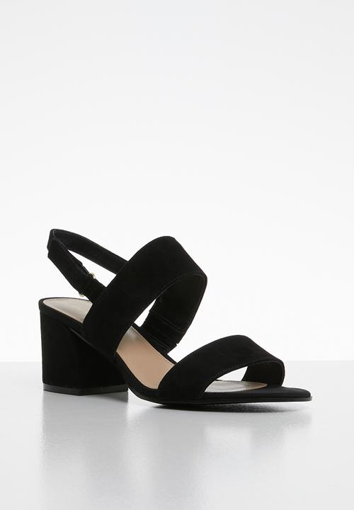 ALDO - Arievia suede heel - black