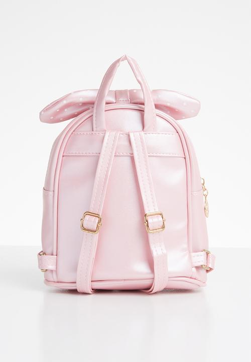 Pop Candy - Pearlised backpack - pink & white