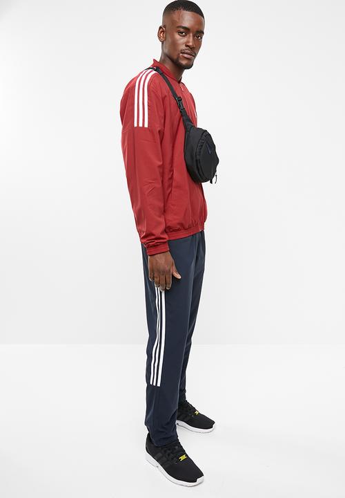 adidas Performance - Mts woven light tracksuit - red & navy 