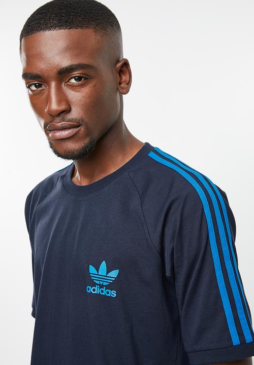 adidas Originals - Blc 3-stripe tee - navy & blue 