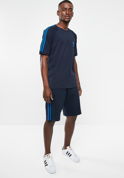 adidas Originals - Blc 3-stripe tee - navy & blue 