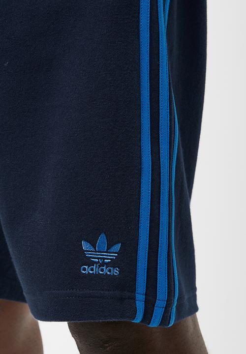 adidas Originals - 3 stripe short - navy & blue 