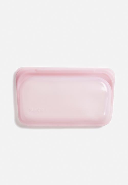 Stasher - Reusable silicone snack bag - rose quartz