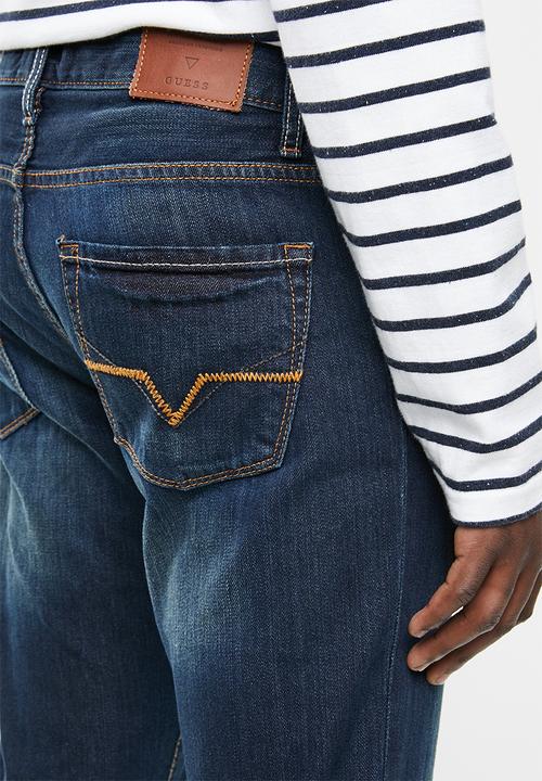 GUESS - Dac slim fit bootleg jeans - blue