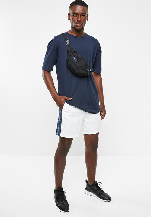 Cotton On - Crossover short - white & navy 