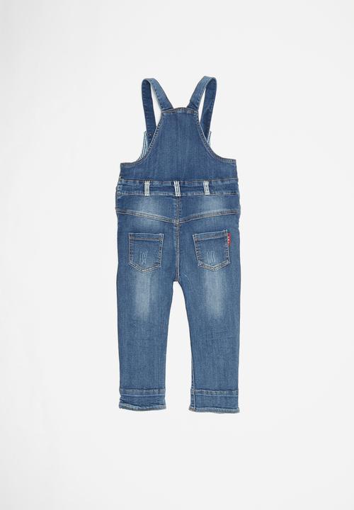 Pop Candy - Denim dungaree - blue