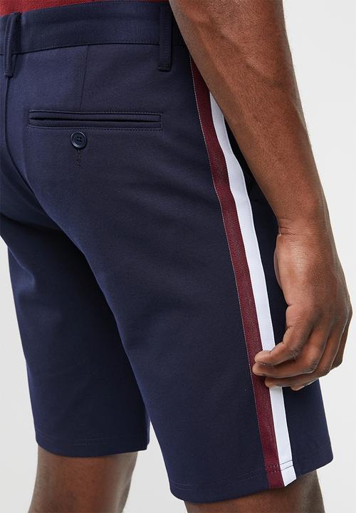 Only & Sons - Vp mark tape shorts - navy