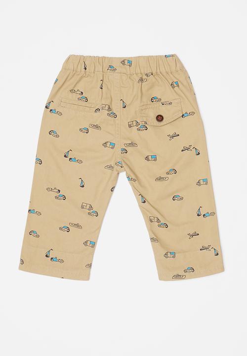 Pop Candy - Printed clamdigger shorts - beige
