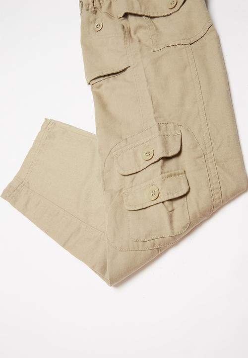 Pop Candy - Preboys cargo pants - khaki