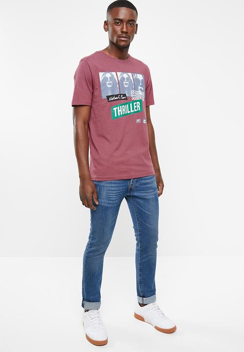 Only & Sons - Gilbert short sleeve tee - purple 