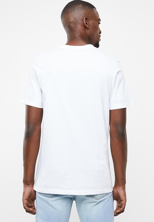 Jack & Jones - Neon-pop short sleeve tee - white