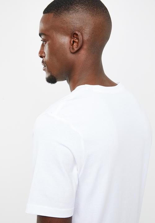 Jack & Jones - Neon-pop short sleeve tee - white