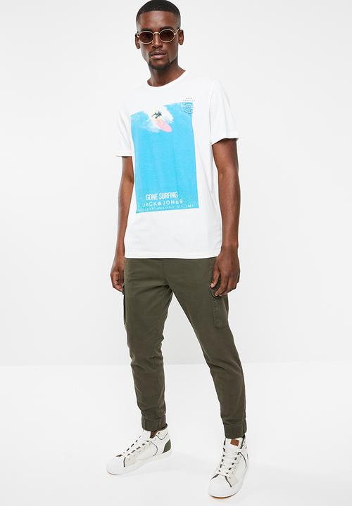 Jack & Jones - Omega short sleeve T-shirt - white 