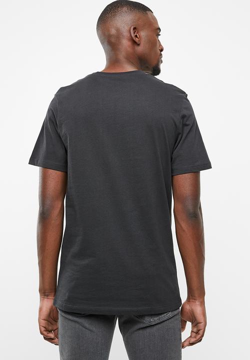 Jack & Jones - Neon-pop short sleeve tee - charcoal 