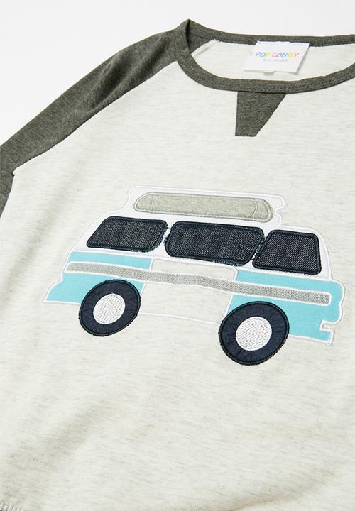 Pop Candy - Two piece set - blue & grey 