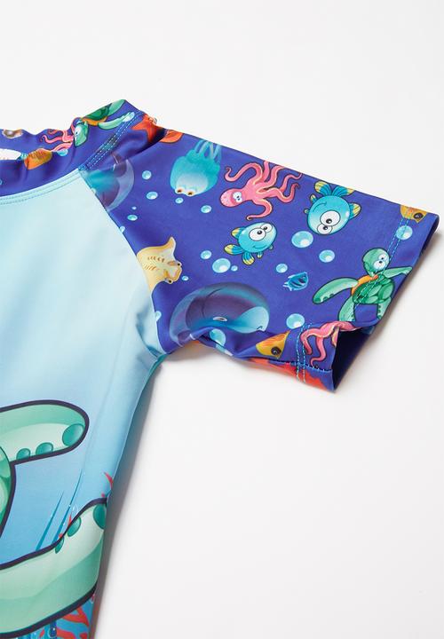 Pop Candy - Printed turtle 3 piece swimsuit - multi