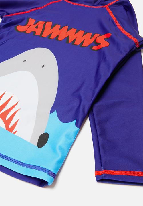 Pop Candy - Printed shark 2 piece swimsuit - multi 